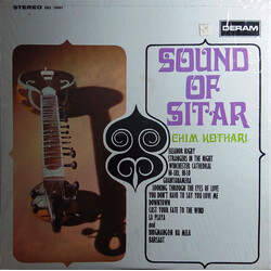 Chim Kothari Sound Of Sitar Vinyl LP USED