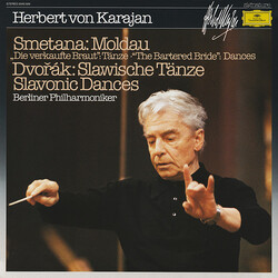 Herbert von Karajan / Bedřich Smetana / Antonín Dvořák / Berliner Philharmoniker Moldau / Slawische Tänze = Slavonic Dances Vinyl LP USED