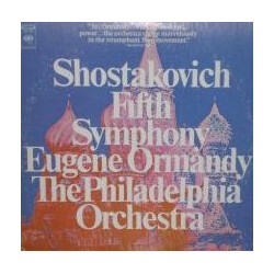 Dmitri Shostakovich / Eugene Ormandy / The Philadelphia Orchestra Fifth Symphony Vinyl LP USED