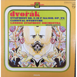 Antonín Dvořák / The London Symphony Orchestra / Witold Rowicki Symphony No. 5 In F Major, Op. 76 / Carnival Overture Vinyl LP USED