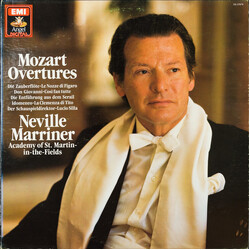 Wolfgang Amadeus Mozart / Sir Neville Marriner / The Academy Of St. Martin-in-the-Fields Overtures Vinyl LP USED