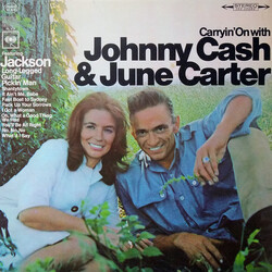 Johnny Cash & June Carter Cash Carryin' On With Johnny Cash & June Carter Vinyl LP USED