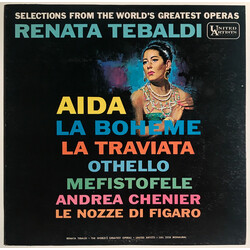 Renata Tebaldi Selections From The World's Greatest Operas Vinyl LP USED