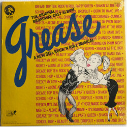 Various Grease - The Original Broadway Cast Album Vinyl LP USED