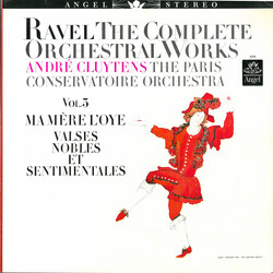 Maurice Ravel / Orchestre De La Société Des Concerts Du Conservatoire / André Cluytens The Complete Orchestral Works Vol.3 Vinyl LP USED