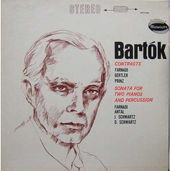 Béla Bartók Contrasts / Sonata For Two Pianos And Percussion Vinyl LP USED