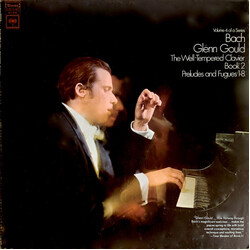 Johann Sebastian Bach / Glenn Gould The Well-Tempered Clavier, Book II, Preludes And Fugues 1-8 Vinyl LP USED