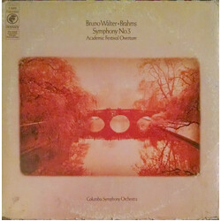 Johannes Brahms / Columbia Symphony Orchestra / Bruno Walter Symphony No. 3 / Academic Festival Overture Vinyl LP USED