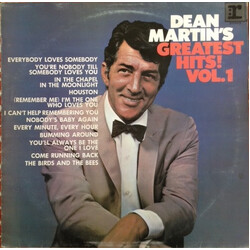 Dean Martin Dean Martin's Greatest Hits! - Volume 1 Vinyl LP USED