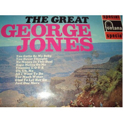 George Jones (2) The Great George Jones Vinyl LP USED