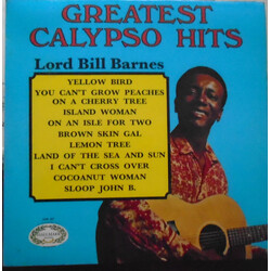 Bill Barnes Greatest Calypso Hits Vinyl LP USED