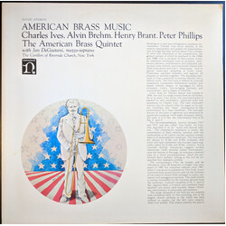 Charles Ives / Alvin Brehm / Henry Brant / Peter Phillips / American Brass Quintet / Jan DeGaetani American Brass Music Vinyl LP USED