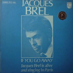 Jacques Brel If You Go Away: Jacques Brel Is Alive And Singing In Paris Vinyl LP USED