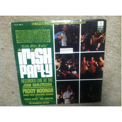 Paddy Noonan And His Grand Band Irish Party: Recorded Live At The John Barleycorn Vinyl LP USED