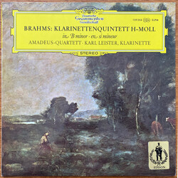 Johannes Brahms / Amadeus-Quartett / Karl Leister Klarinettenquintett H-Moll Op. 115 Vinyl LP USED