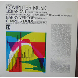 J.K. Randall / Barry Vercoe / Charles Dodge Computer Music Vinyl LP USED