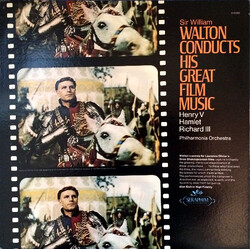 Sir William Walton / Philharmonia Orchestra Sir William Walton Conducts His Great Film Music (Henry V / Hamlet / Richard III) Vinyl LP USED