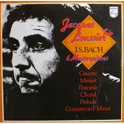 Jacques Loussier Trio J.S. Bach 6 Masterpieces Vinyl LP USED