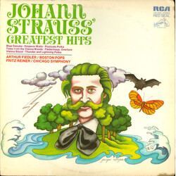 Johann Strauss Jr. / Arthur Fiedler / The Boston Pops Orchestra / Fritz Reiner / The Chicago Symphony Orchestra Johann Strauss' Greatest Hits Vinyl LP