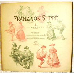 Franz von Suppé / The Philharmonic Promenade Orchestra Of London / Henry Krips 6 Overtures Vinyl LP USED