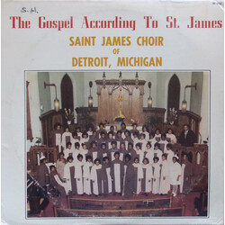 Saint James Choir Of Detroit Michigan The Gospel According To St. James Vinyl LP USED