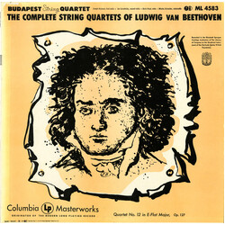 Ludwig van Beethoven / Budapest String Quartet The Complete String Quartets Of Ludwig Van Beethoven (Quartet No. 12 In E-Flat Major, Op. 127) Vinyl LP