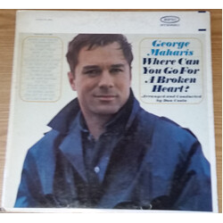 George Maharis Where Can You Go For A Broken Heart? Vinyl LP USED