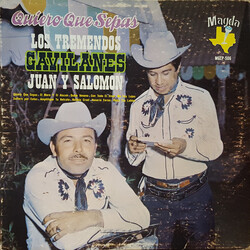 Los Tremendos Gavilanes Quiero Que Sepas Vinyl LP USED