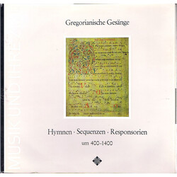 Capella Antiqua München / Konrad Ruhland Gregorianische Gesänge - Hymnen • Sequenzen • Responsorien Um 400-1400 Vinyl LP USED