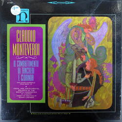 Claudio Monteverdi Il Combattimento Di Tancredi E Clorinda, And Other Madrigals From Book VIII Vinyl LP USED