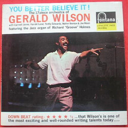 Gerald Wilson Orchestra / Richard "Groove" Holmes You Better Believe It! Vinyl LP USED