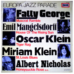 Fatty George / Emil Mangelsdorff / Oscar Klein / Miriam Klein / Albert Nicholas Europa Jazz Parade Vinyl LP USED