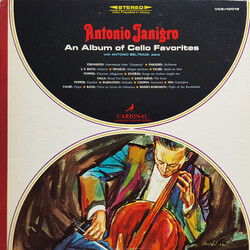 Antonio Janigro An Album Of Cello Favorites Vinyl LP USED