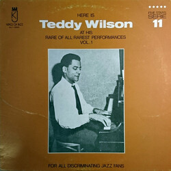 Teddy Wilson Here Is Teddy Wilson At His Rare Of All Rarest Performances Vol. 1 Vinyl LP USED