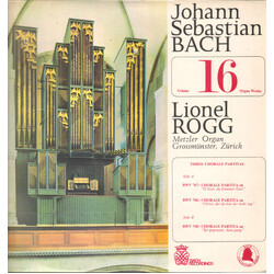 Johann Sebastian Bach / Lionel Rogg Organ Works Volume 16 Vinyl LP USED