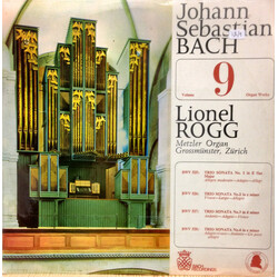 Lionel Rogg / Johann Sebastian Bach J. S. Bach: Organ Works – Volume 9 Vinyl LP USED