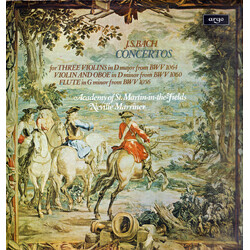 Johann Sebastian Bach / The Academy Of St. Martin-in-the-Fields / Sir Neville Marriner Concertos Vinyl LP USED