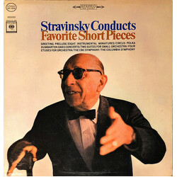 Igor Stravinsky Stravinsky Conducts Favorite Short Pieces Vinyl LP USED