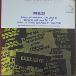 Jean Sibelius / Leningrad Philharmonic Orchestra / Gennadi Rozhdestvensky Pelleas And Melisande - Suite, Opus 46 / Romance In C Major, Opus 42 / Belsh