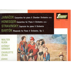 Walter Klien / György Sándor / Charlotte Zelka Janacek, Honegger, Stravinsky and Bartok Piano concerti Vinyl LP USED