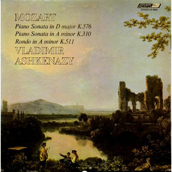 Wolfgang Amadeus Mozart Piano Sonata In D Major K.576; Piano Sonata In A Minor K.310; Rondo In A Minor K.511 Vinyl LP USED