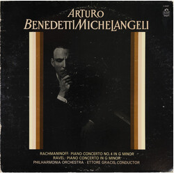 Arturo Benedetti Michelangeli / Philharmonia Orchestra / Ettore Gracis / Maurice Ravel / Sergei Vasilyevich Rachmaninoff Piano Concerto No. 4 In G Min