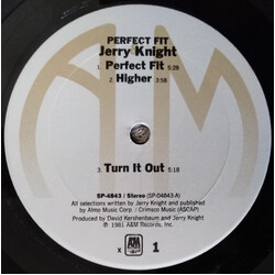 Jerry Knight Perfect Fit Vinyl LP USED