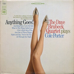 The Dave Brubeck Quartet Anything Goes! The Dave Brubeck Quartet Plays Cole Porter Vinyl LP USED