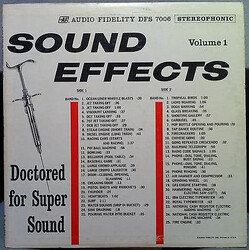 No Artist Sound Effects Volume 1 Vinyl LP USED