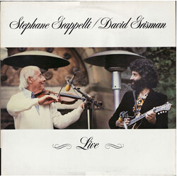 Stéphane Grappelli / David Grisman Live Vinyl LP USED