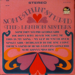 The Lennon Sisters Somethin' Stupid Vinyl LP USED