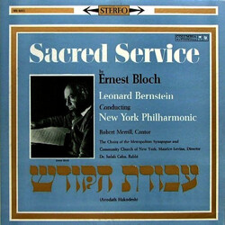 Ernest Bloch Sacred Service (Avodath Hakodesh) Vinyl LP USED