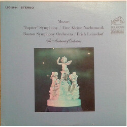 Wolfgang Amadeus Mozart / Erich Leinsdorf / Boston Symphony Orchestra "Jupiter" Symphony / Eine Kleine Nachtmusik Vinyl LP USED