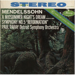 Felix Mendelssohn-Bartholdy / Paul Paray / Detroit Symphony Orchestra A Midsummer Night's Dream Incidental Music / Symphony No. 5 "Reformation" Vinyl 